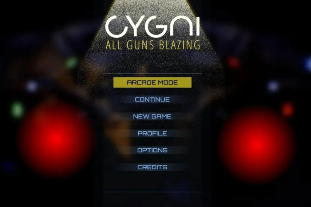 how to unlock arcade mode in cygni all guns blazing